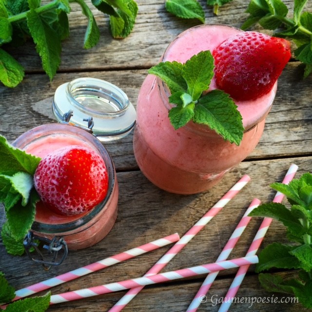 Wassermelonen - Erdbeeren Slush 2