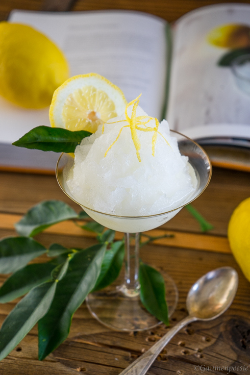 Zitronen-Granita - Granita al limone 2